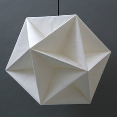 Toby Folded Parchment Pendant — Foldability, view 1