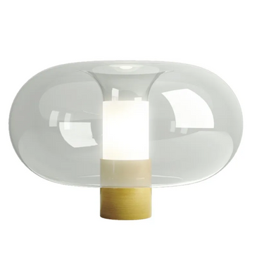 Fontanella Large Table Lamp by FontanaArte: Bedroom Lighting  - Brass Finish