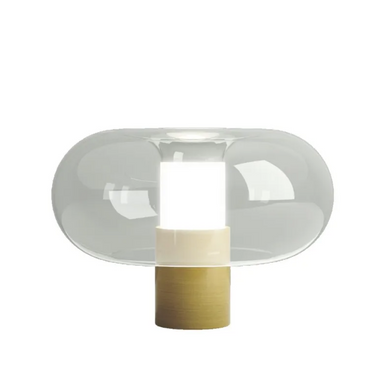 Modern Italian Design Table Lamp: FontanaArte Fontanella in Brass