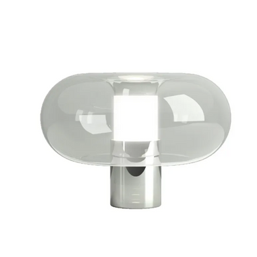 Fontanella Table Lamp by FontanaArte: Dimmable Lighting for Living Room - Chrome Finish
