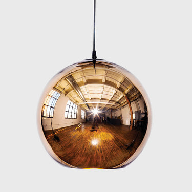 Viso Fort Knox round pendant in Gold, 6 in, product photo