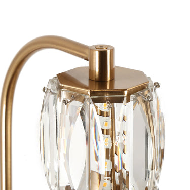 LED Crystal Wall Sconce in Modern Gold Finish