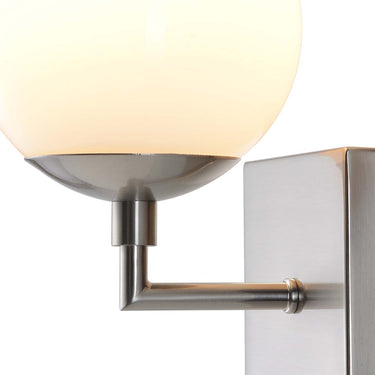 Globe Wall Sconce 10" Satin Nickel