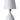 White with Weathered Brass accents Geo 12" Parabola Mini Accent Lamp – House of Troy studio photo