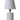 White with Weathered Brass accents Geo 12" Cylinder Mini Accent Lamp – House of Troy studio photo