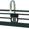 House of Troy Slim-Line Grand Piano Lamp 22" Black with Polished Brass Accents