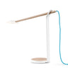 Koncept Gravy Desk Lamp White Oak Matte White Warm Light