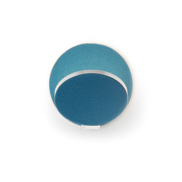 Koncept Gravy Wall Sconce Chrome Body Azure Felt Plates Plug-In