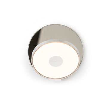Koncept Gravy Wall Sconce Chrome Body Chrome Plates Plug-In