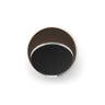 Koncept Gravy Wall Sconce Chrome Body Metallic Black Plates Plug-In