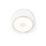 Koncept Gravy Wall Sconce Chrome Body Matte White Plates Hardwire