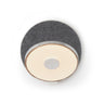 Koncept Gravy Wall Sconce Chrome Body Oxford Felt Plates Hardwire