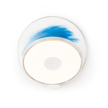 Koncept Gravy Wall Sconce Chrome Body Paintable Plates Hardwire