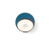 Koncept Gravy Wall Sconce Metallic Black Body Azure Felt Plates Hardwire