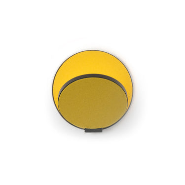 Koncept Gravy Wall Sconce Metallic Black Body Honeydew Felt Plates Plug-In
