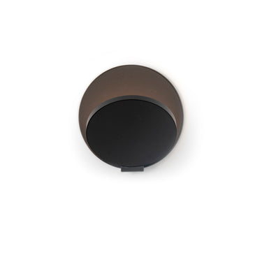 Koncept Gravy Wall Sconce Metallic Black Body Metallic Black Plates Hardwire