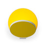 Koncept Gravy Wall Sconce Matte White Body Matte Yellow Plates Plug-In