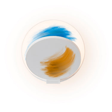 Koncept Gravy Wall Sconce Matte White Body Paintable Plates Hardwire