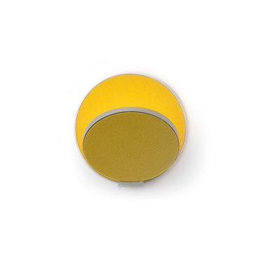 Koncept Gravy Wall Sconce Silver Body Honeydew Felt Plates Hardwire