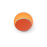 Koncept Gravy Wall Sconce Silver Body Matte Orange Plates Hardwire