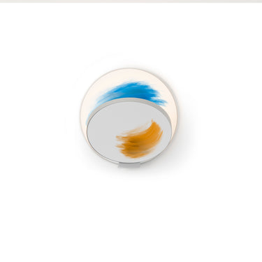 Koncept Gravy Wall Sconce Silver Body Paintable Plates Plug-In