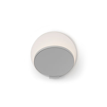 Koncept Gravy Wall Sconce Silver Body Silver Plates Hardwire