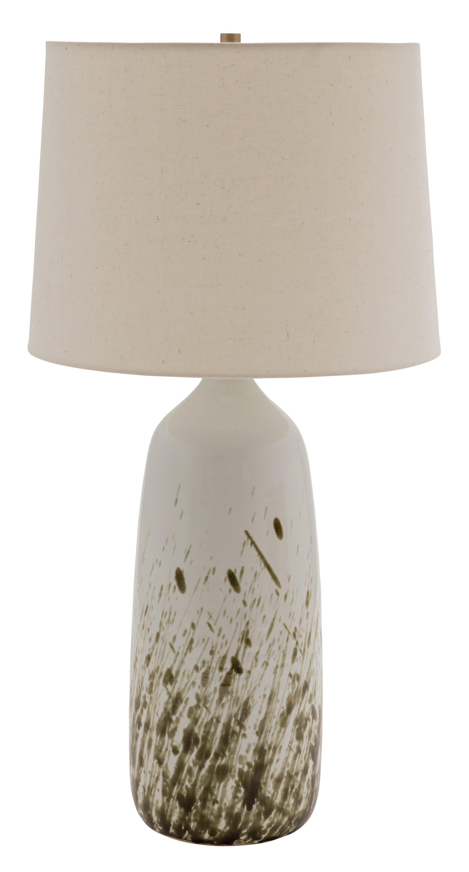 House of Troy Scatchard 31" Stoneware Table Lamp in Decorated White Gloss GS101-DWG