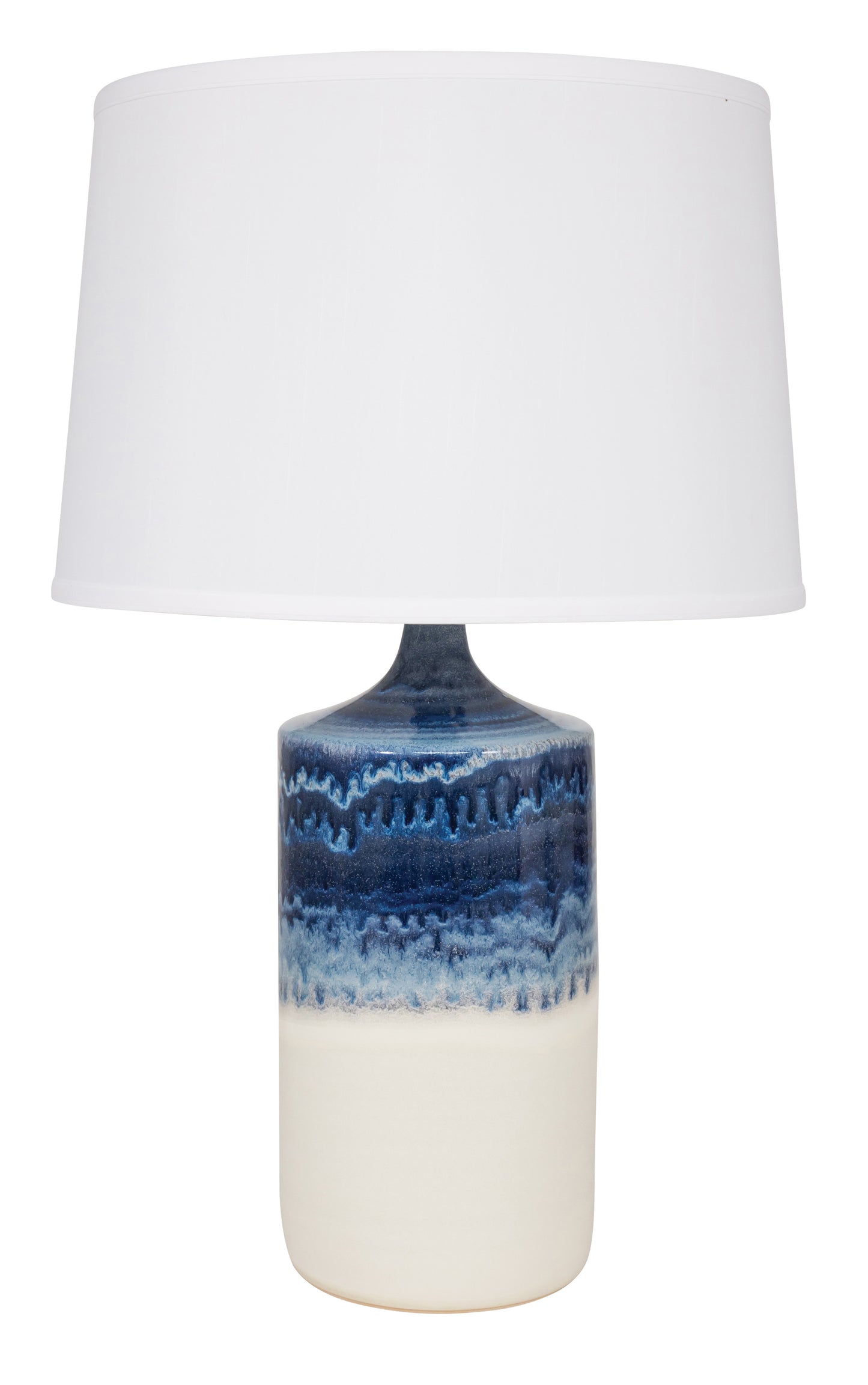 House of Troy Scatchard 26" Stoneware Table Lamp in Decorated White Matte GS110-DWM