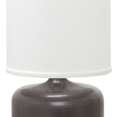 Black Matte Scatchard 19.5" Stoneware Table Lamp – House of Troy studio photo