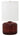 House of Troy Scatchard 19.5" Stoneware Table Lamp in Copper Red GS120-CR