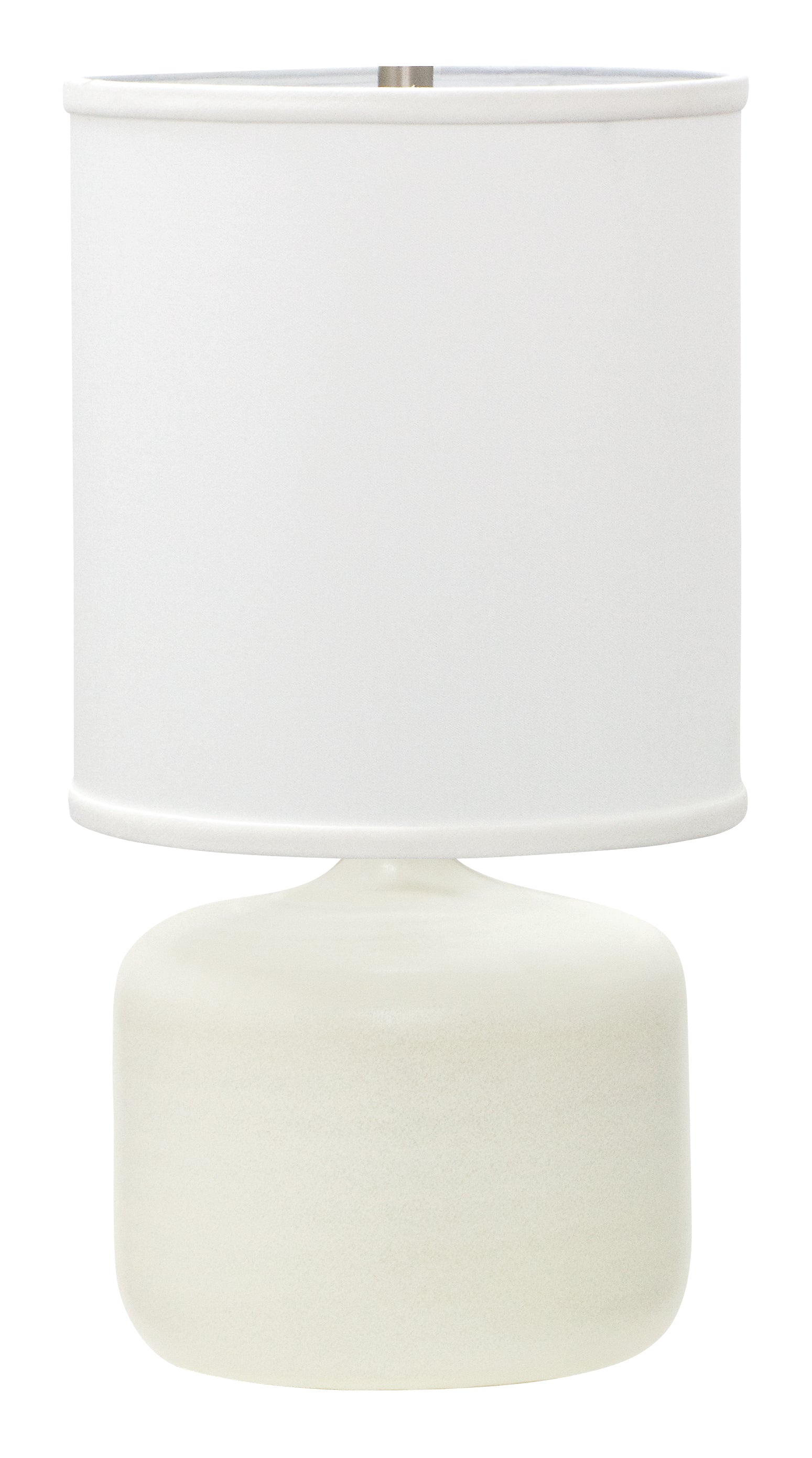 House of Troy Scatchard 19.5" Stoneware Table Lamp in White Matte GS120-WM