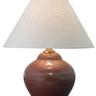 House of Troy Scatchard 21.5" Stoneware Table Lamps in Iron Red