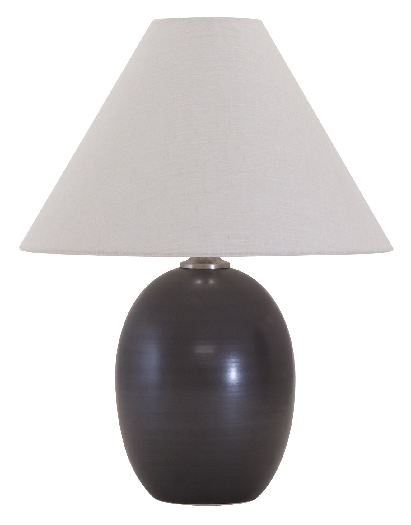 House of Troy Scatchard 22.5" Stoneware Table Lamp in Black Matte GS140-BM