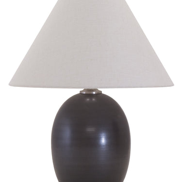 Black Matte Scatchard 22.5" Stoneware Table Lamp, Style GS140 – House of Troy studio photo