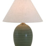 Green Matte Scatchard 22.5" Stoneware Table Lamp, Style GS140 – House of Troy studio photo