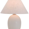 House of Troy Scatchard 22.5" Stoneware Table Lamps in White Matte