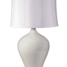 House of Troy Scatchard 25" Stoneware Table Lamps in White Gloss