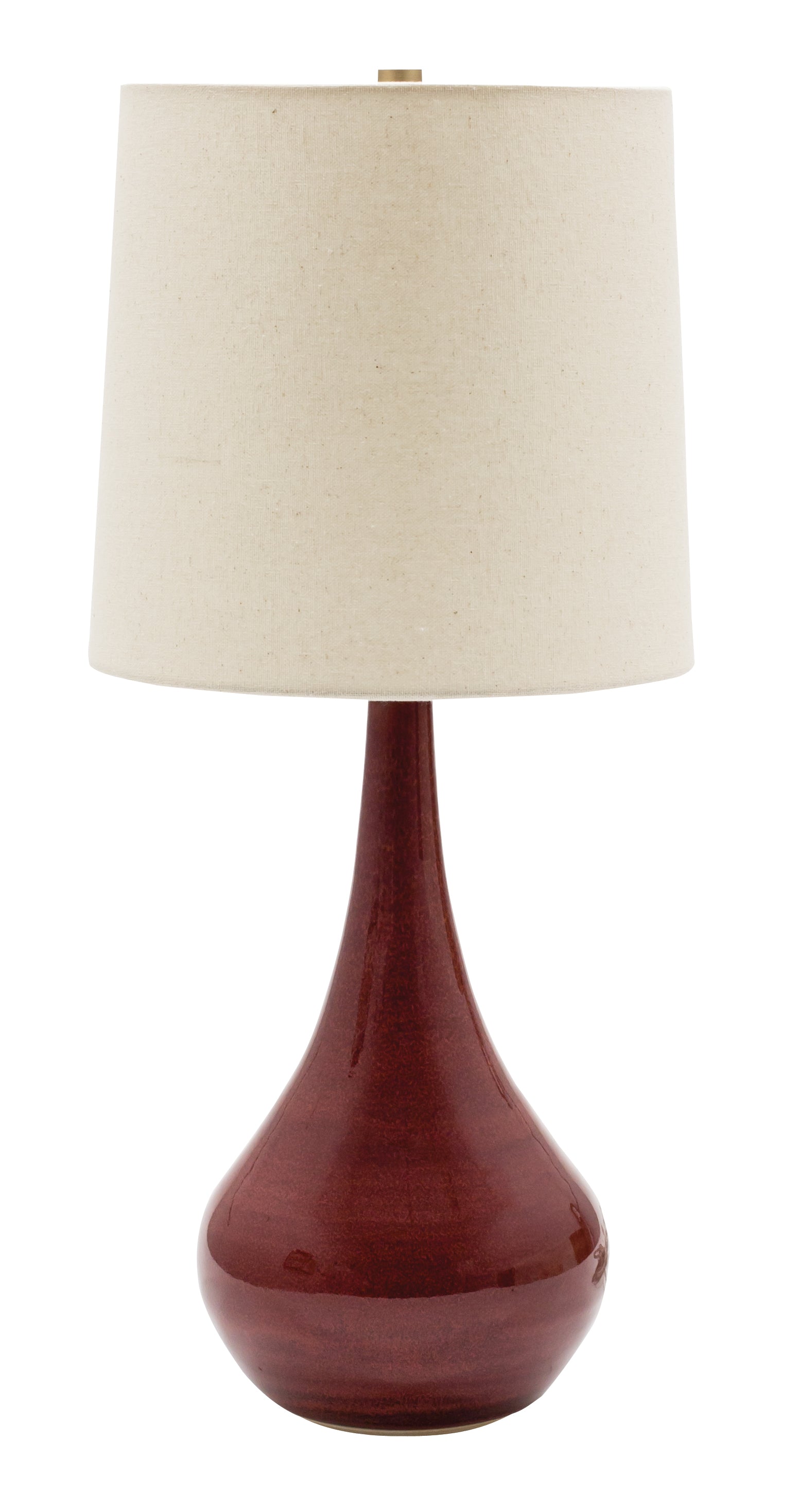 House of Troy Scatchard 22.5" Stoneware Table Lamp in Copper Red GS180-CR