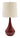 House of Troy Scatchard 22.5" Stoneware Table Lamp in Copper Red GS180-CR