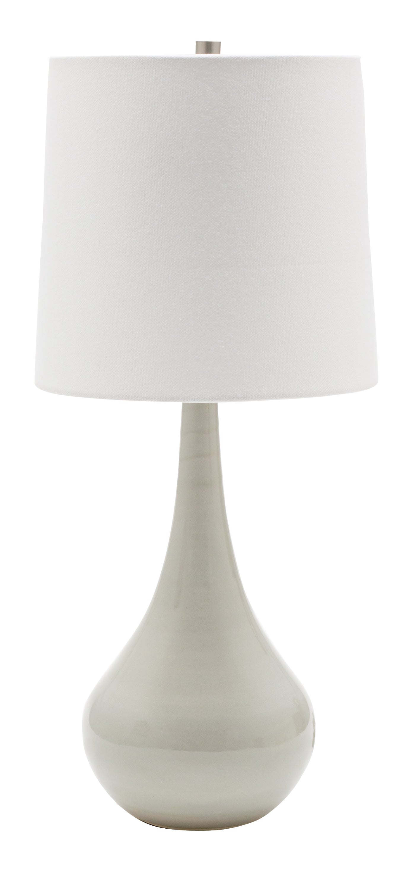 House of Troy Scatchard 22.5" Stoneware Table Lamp in Gray Gloss GS180-GG