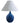 House of Troy Scatchard 19" Stoneware Accent Lamp in Blue Gloss GS200-BG