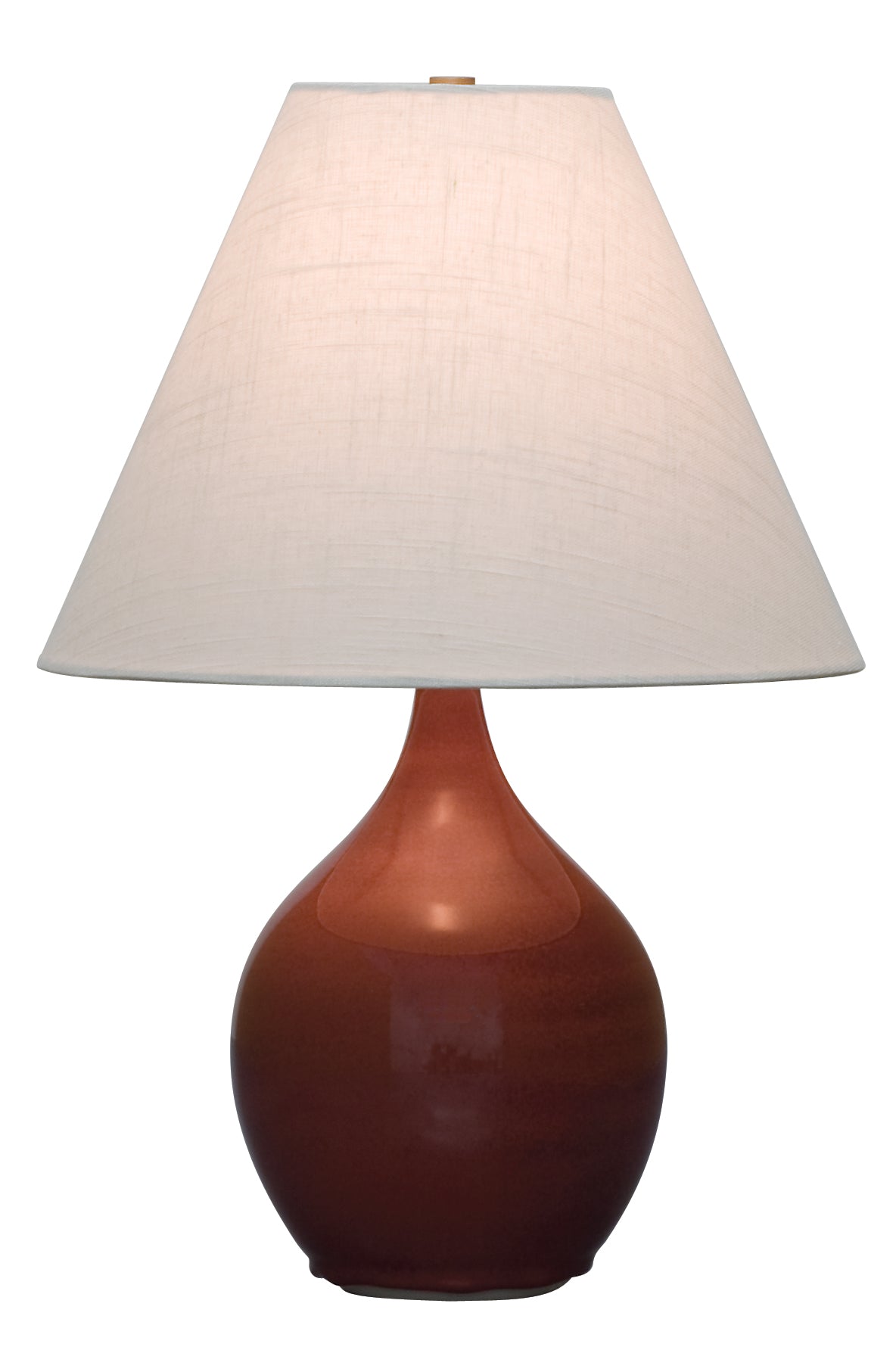 House of Troy Scatchard 19" Stoneware Accent Lamp in Copper Red GS200-CR