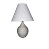House of Troy Scatchard 19" Stoneware Accent Lamp in Natural Spiral
