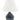 House of Troy Scatchard 19" Stoneware Accent Lamp in Scored Blue Gloss