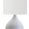 House of Troy Scatchard 20.5" Stoneware Table Lamps in White Matte