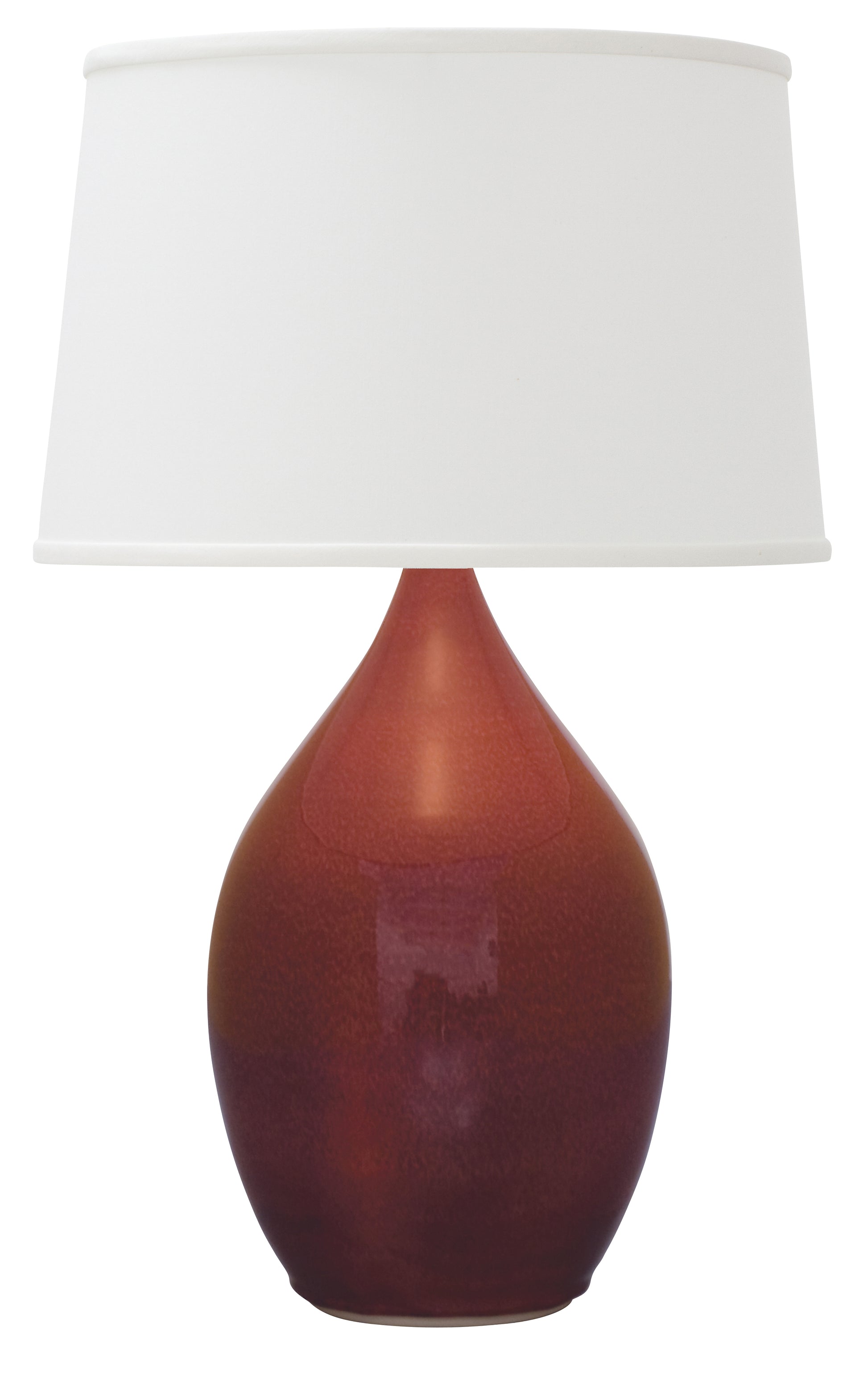 House of Troy Scatchard 18.5" Stoneware Table Lamp in Copper Red GS202-CR