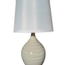 House of Troy Scatchard 18.5" Stoneware Table Lamps in Natural Spiral