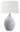 House of Troy Scatchard 18.5" Stoneware Table Lamp in White Matte GS202-WM
