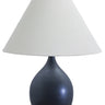 House of Troy Scatchard 22.5" Stoneware Table Lamps in Black Matte