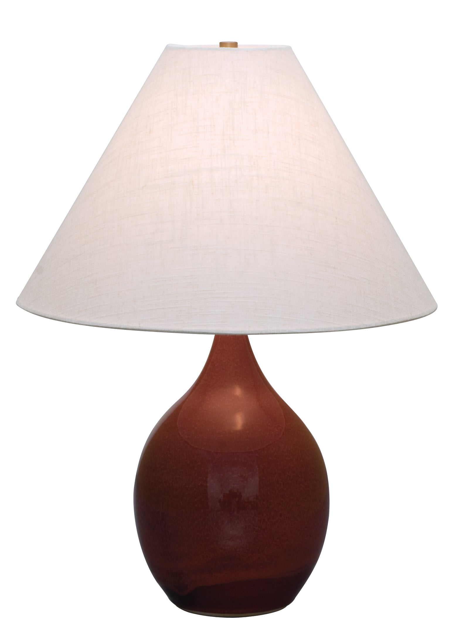 House of Troy Scatchard 22.5" Stoneware Table Lamp in Copper Red GS300-CR
